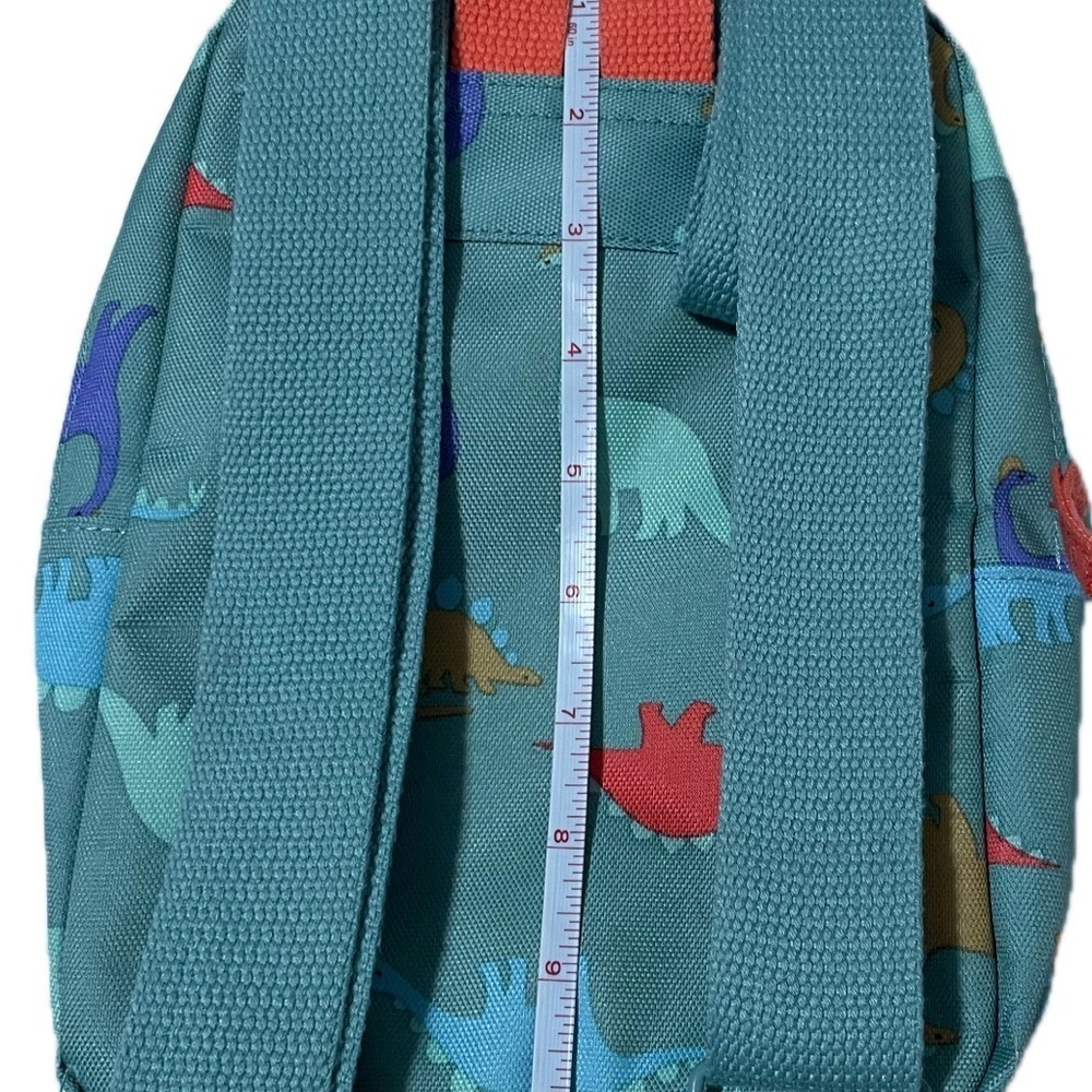 Dinosaur Print Kids Backpack Green Toddler Preschool - Picture 4 of 5